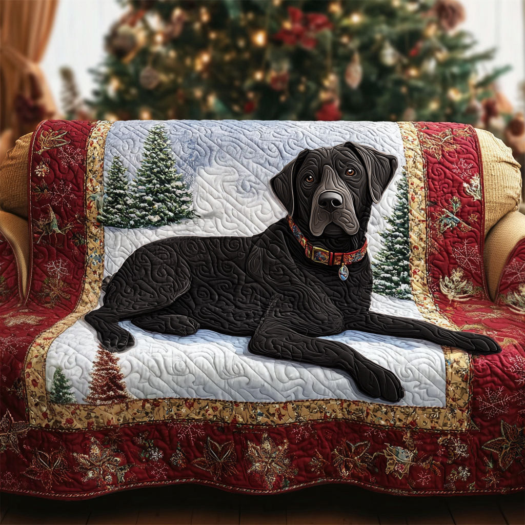 Gesteppter Sofabezug – mit Labrador Retriever